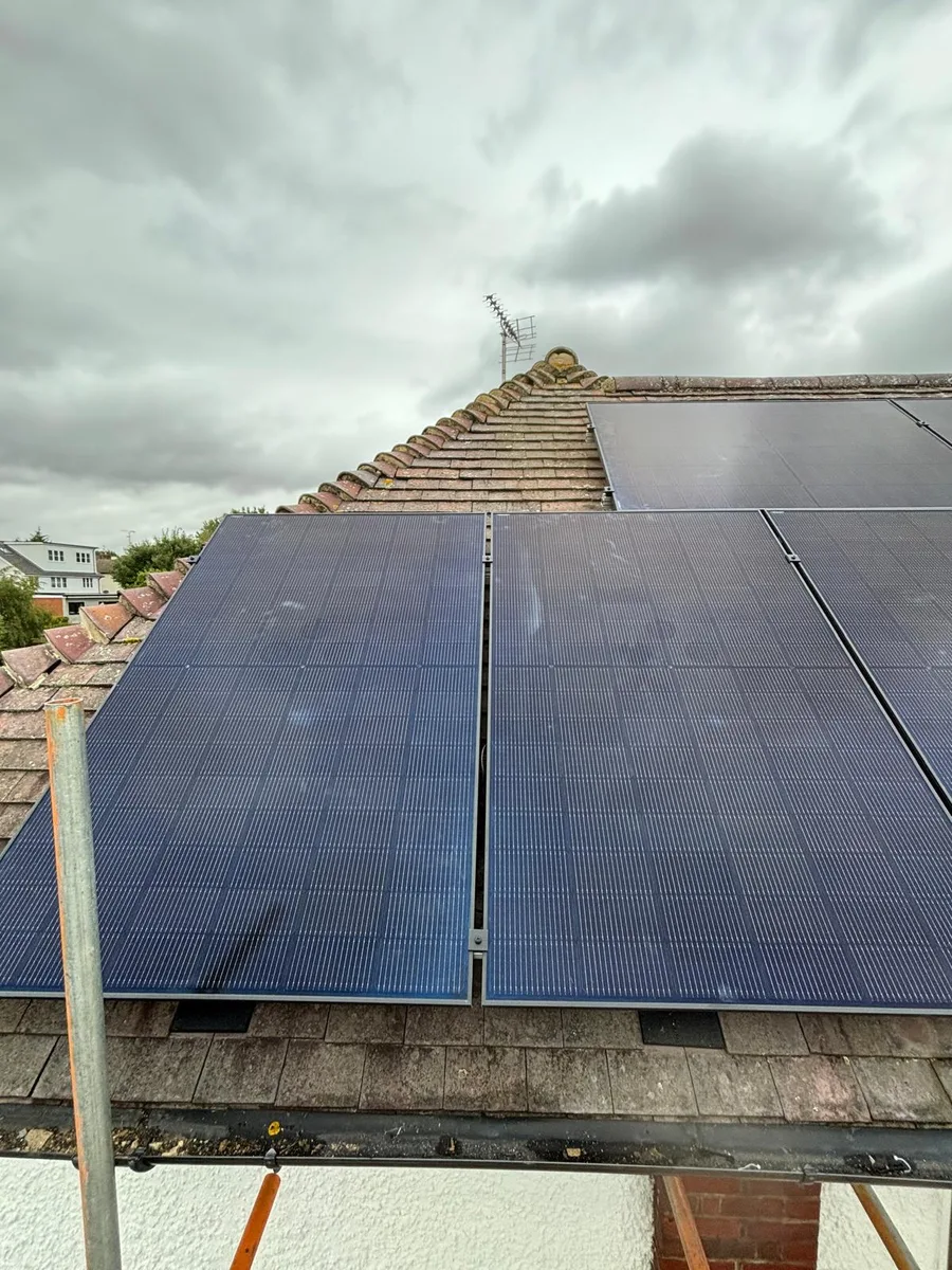 Solar panel installation on a roof in Leigh-on-Sea, Essex